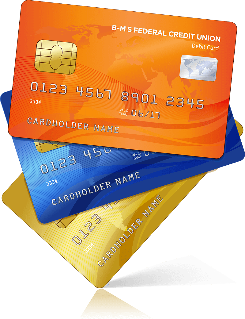 sample B-M S FCU credit cards
